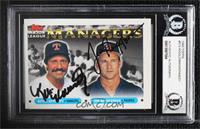 Major League Managers - Kevin Kennedy, Jim Riggleman [BAS BGS Authent…