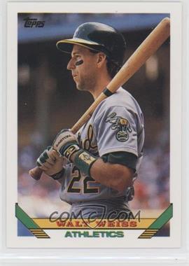 1993 Topps - [Base] #580 - Walt Weiss