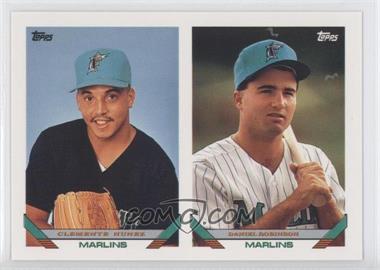 1993 Topps - [Base] #599 - Future Stars of the Florida Marlins - Clemente Nunez, Daniel Robinson