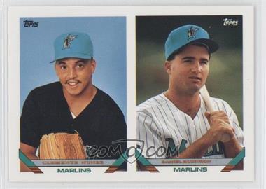 1993 Topps - [Base] #599 - Future Stars of the Florida Marlins - Clemente Nunez, Daniel Robinson