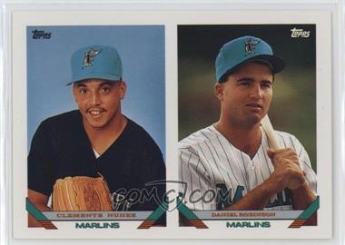 1993 Topps - [Base] #599 - Future Stars of the Florida Marlins - Clemente Nunez, Daniel Robinson