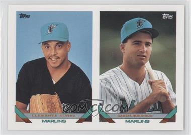 1993 Topps - [Base] #599 - Future Stars of the Florida Marlins - Clemente Nunez, Daniel Robinson