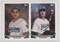 Future Stars of the Florida Marlins - Reynol Mendoza, Dan Roman