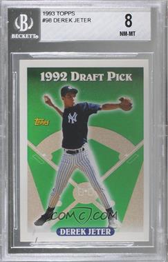 1993 Topps - [Base] #98 - Derek Jeter [BGS 8 NM‑MT]