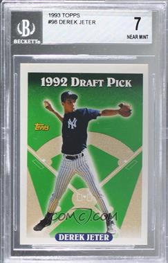 1993 Topps - [Base] #98 - Derek Jeter [BGS 7 NEAR MINT]