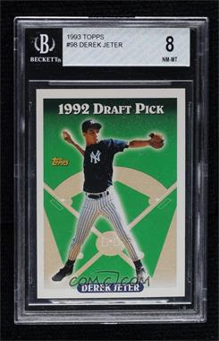 1993 Topps - [Base] #98 - Derek Jeter [BGS 8 NM‑MT]