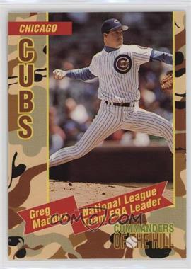 1993 Topps Commanders of the Hill - Military Issue [Base] #19 - Greg Maddux