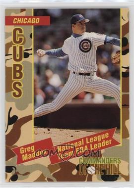 1993 Topps Commanders of the Hill - Military Issue [Base] #19 - Greg Maddux