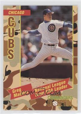 1993 Topps Commanders of the Hill - Military Issue [Base] #19 - Greg Maddux