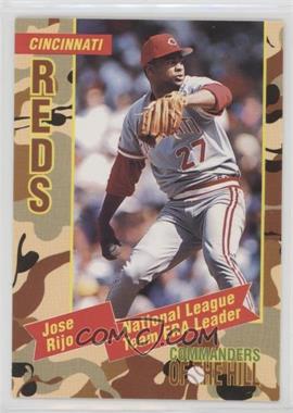 1993 Topps Commanders of the Hill - Military Issue [Base] #20 - Jose Rijo