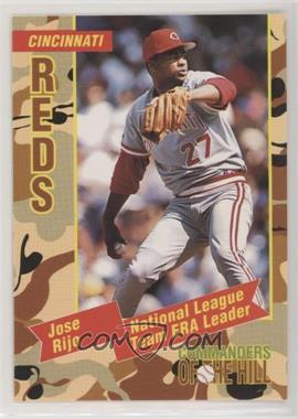 1993 Topps Commanders of the Hill - Military Issue [Base] #20 - Jose Rijo