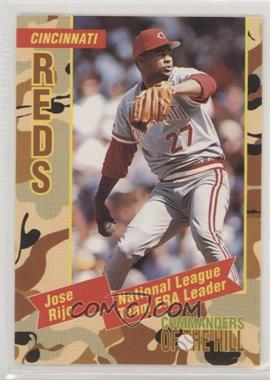 1993 Topps Commanders of the Hill - Military Issue [Base] #20 - Jose Rijo