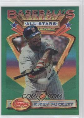 1993 Topps Finest Refractor #112 - Kirby Puckett - Courtesy of COMC.com