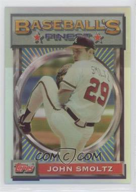 1993 Topps Finest - [Base] - Refractor #166 - John Smoltz