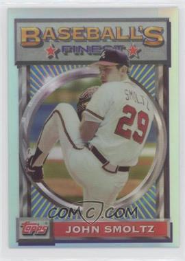 1993 Topps Finest - [Base] - Refractor #166 - John Smoltz