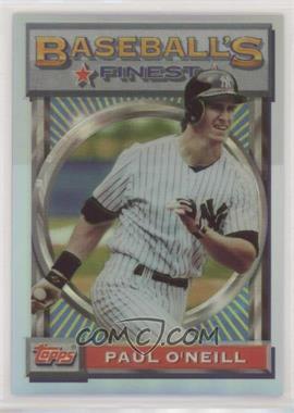 1993 Topps Finest - [Base] - Refractor #170 - Paul O'Neill