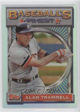 1993 Topps Finest - [Base] - Refractor #18 - Alan Trammell