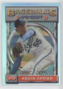 1993 Topps Finest - [Base] - Refractor #78 - Kevin Appier