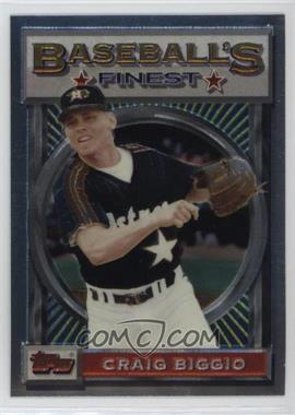 1993 Topps Finest - [Base] #119 - Craig Biggio [EX to NM]