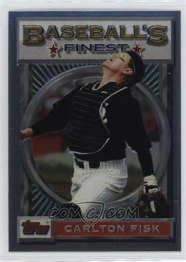 1993 Topps Finest - [Base] #125 - Carlton Fisk [EX to NM]