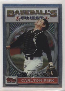 1993 Topps Finest - [Base] #125 - Carlton Fisk [EX to NM]