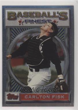 1993 Topps Finest - [Base] #125 - Carlton Fisk [EX to NM]