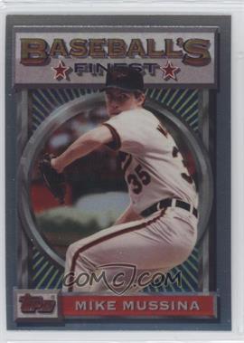 1993 Topps Finest - [Base] #157 - Mike Mussina