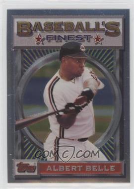 1993 Topps Finest - [Base] #16 - Albert Belle