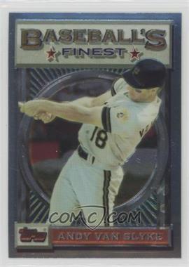 1993 Topps Finest - [Base] #185 - Andy Van Slyke [EX to NM]