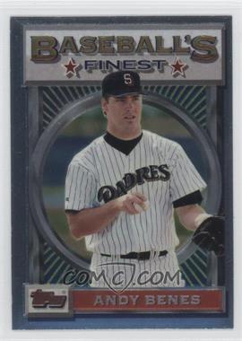 1993 Topps Finest - [Base] #19 - Andy Benes