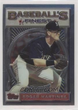 1993 Topps Finest - [Base] #190 - Edgar Martinez [EX to NM]