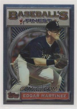 1993 Topps Finest - [Base] #190 - Edgar Martinez [EX to NM]