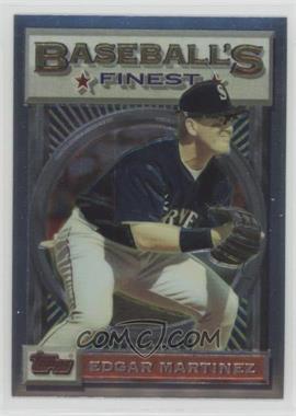 1993 Topps Finest - [Base] #190 - Edgar Martinez [EX to NM]