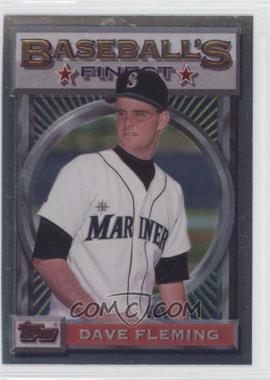 1993 Topps Finest - [Base] #196 - Dave Fleming