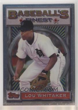 1993 Topps Finest - [Base] #2 - Lou Whitaker