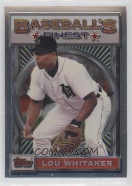 1993 Topps Finest - [Base] #2 - Lou Whitaker