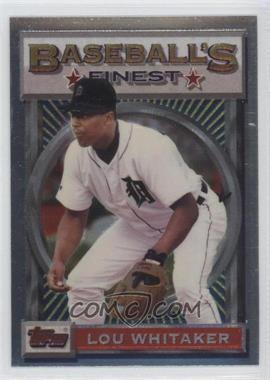 1993 Topps Finest - [Base] #2 - Lou Whitaker