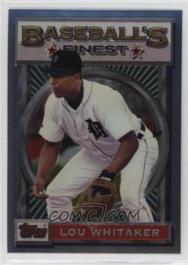 1993 Topps Finest - [Base] #2 - Lou Whitaker