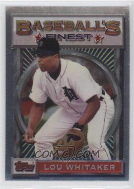 1993 Topps Finest - [Base] #2 - Lou Whitaker