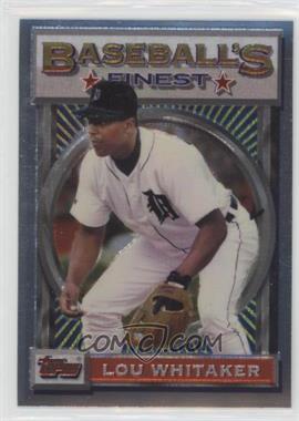 1993 Topps Finest - [Base] #2 - Lou Whitaker