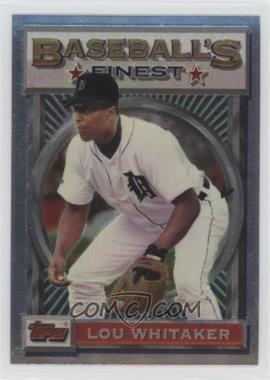 1993 Topps Finest - [Base] #2 - Lou Whitaker