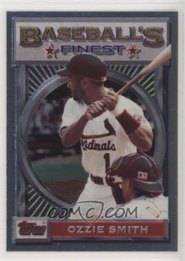 1993 Topps Finest - [Base] #28 - Ozzie Smith