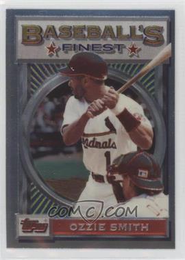 1993 Topps Finest - [Base] #28 - Ozzie Smith