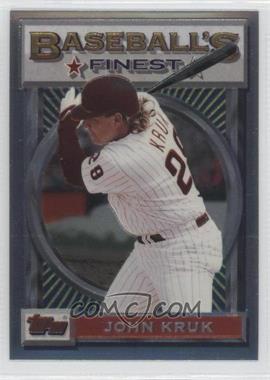 1993 Topps Finest - [Base] #38 - John Kruk