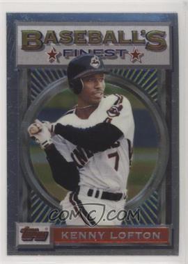 1993 Topps Finest - [Base] #43 - Kenny Lofton [EX to NM]