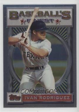 1993 Topps Finest - [Base] #47 - Ivan Rodriguez