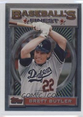 1993 Topps Finest - [Base] #6 - Brett Butler