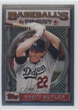 1993 Topps Finest - [Base] #6 - Brett Butler