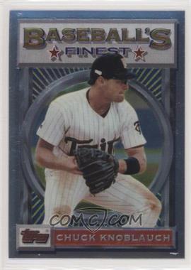 1993 Topps Finest - [Base] #76 - Chuck Knoblauch