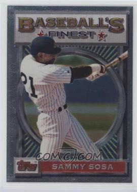 1993 Topps Finest - [Base] #79 - Sammy Sosa